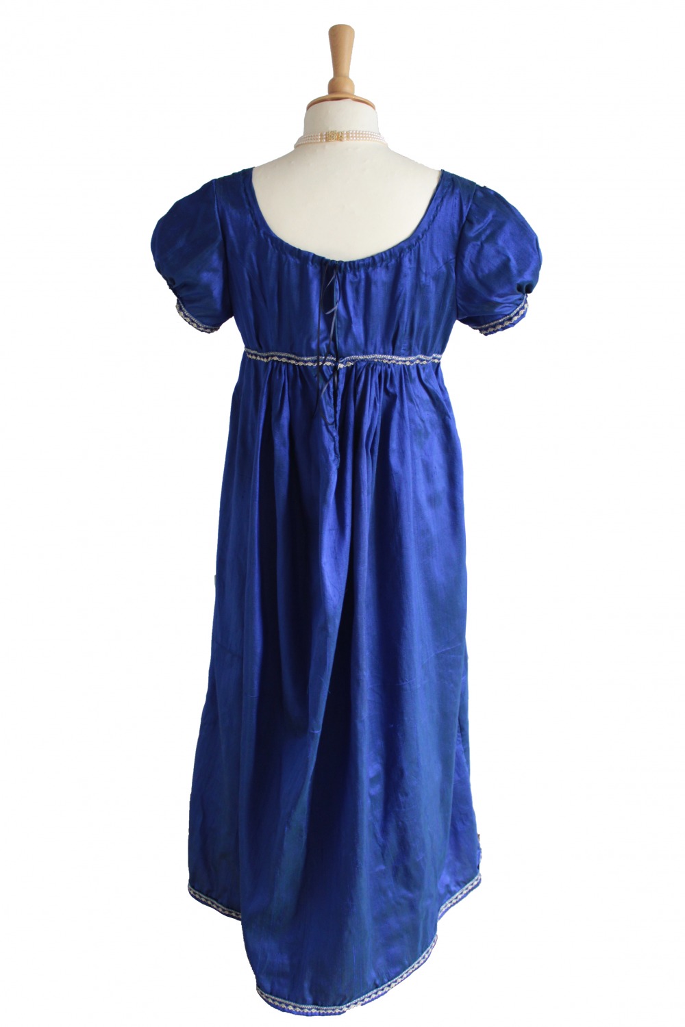 Ladies/ Older Girl's 19th Century Petite Jane Austen Regency Day Gown Costume Size 10 - 12 Image
